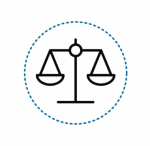 Icon representing restored balance in bone remodeling