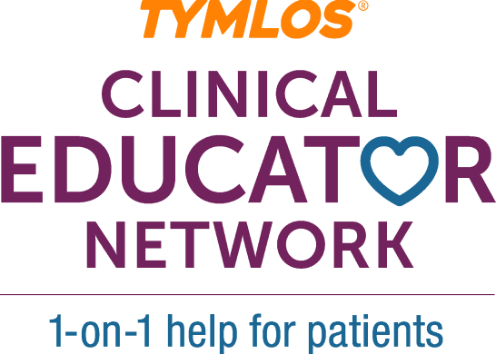 TYMLOS Clinical Educator Network provided 1-on-1 help for patients.