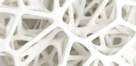 Illustration of a patient representing bone rebuilding outcomes